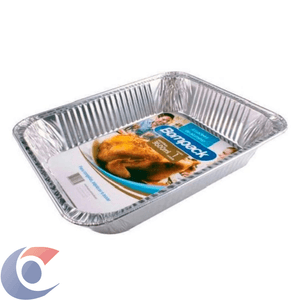 Assadeira Aluminio Bompack Retangular 3,6l