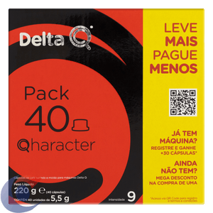 Pack Xl Café Delta Q Quaracter Intesidade 9, 220g