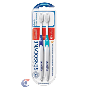 Escova Dental Sensodyne Gentle 2 Un Leve Mais E Pague Menos
