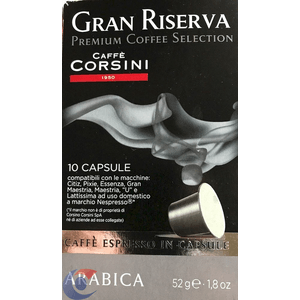 Café Em Cápsulas Corsini Gran Riserva Arabica 52g