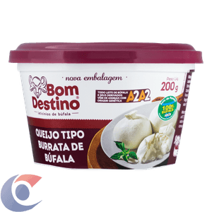 Queijo Burrata De Búfala Bom Destino 200g
