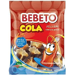 Bala Turca Bebeto Gelatina Bebida Cola 80g