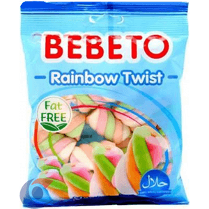 Marshmallow Turco Bebeto Cor Arco Iris 135g