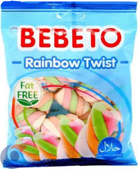 MARSHMALOW-TURC-BEBETO-135G-COR-ARC-IRIS