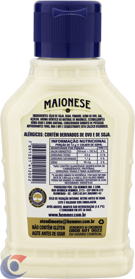 MAIONESE-HEMMER-290G-TRAD