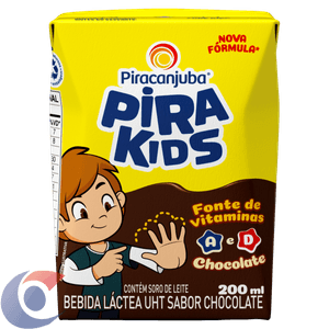 Achocolatado Piracanjuba Pirakids 200ml