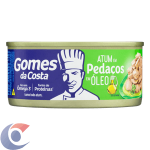 Atum Em Pedaços Em Óleo Gomes Da Costa Lata 120g