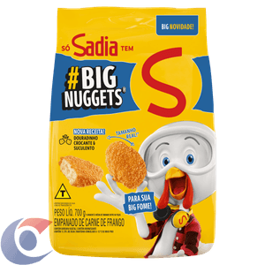 Frango Empanado Congelado Sadia Nuggets 700g