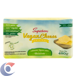 Queijo Vegano Superbom Mussarela 480g