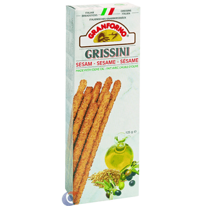 Biscoito Italiano Grissini Granforno Gergelim 125g