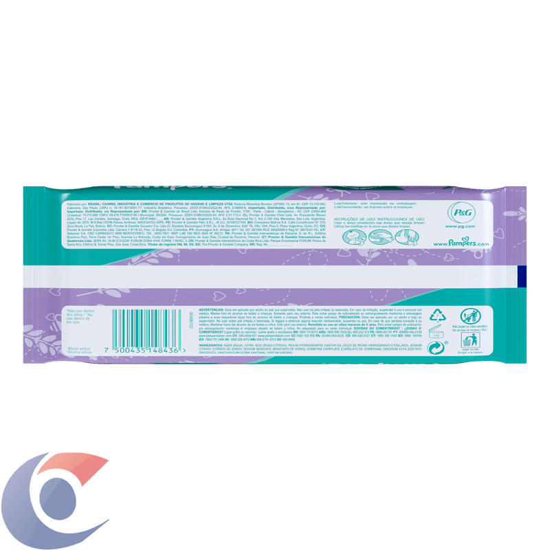 TOALHA-UMED-PAMPERS-48UN-REG-LAVANDA