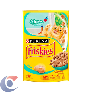 Ração Úmida Friskies Gatos Adultos Atum Ao Molho 85g