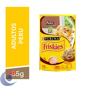 Ração Úmida Friskies Gatos Adultos Peru Ao Molho 85g