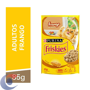 Ração Úmida Friskies Gatos Adultos Frango Ao Molho 85g