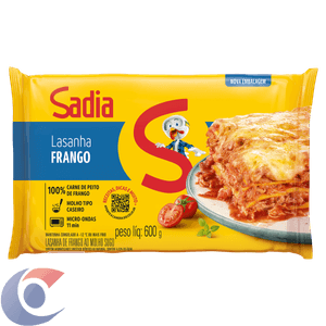 Lasanha Sadia Frango Ao Molho Sugo 600g