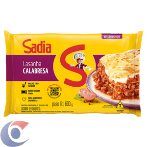 Lasanha Sadia Calabresa 600g