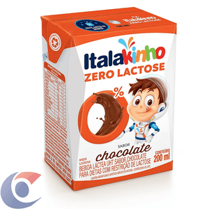 Bebida Láctea Italakinho Zero Lactose Chocolate 200ml