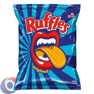 Batata Frita Ondulada Original Elma Chips Ruffles Pacote 167g