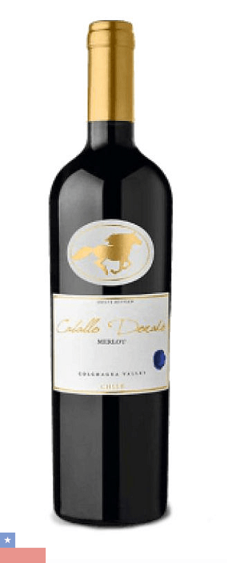 Vinho Caballo Dorado Tinto Seco Chile Merlot 750ml