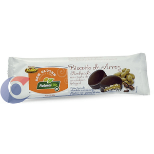 Biscoito De Arroz Kodilar Recheado Com Pasta De Amendoim Sem Glúten 40g