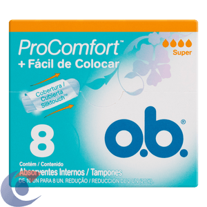 Absorvente Interno OB Procomfort Super Com 8 Un