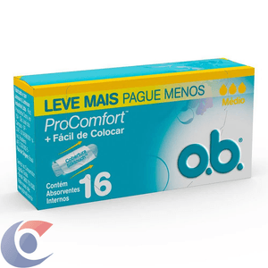 Absorvente Interno OB Procomfort 16 Un