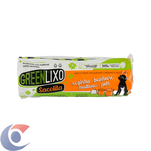 Saco Para Lixo Green Lixo Uso Fácil 10 L 80 Un