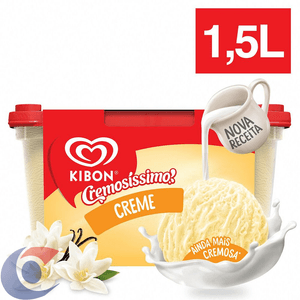 Sorvete De Pote Kibon Creme 1,5l