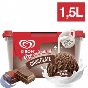 Sorvete Kibon Cremosíssimo Chocolate 1,5l