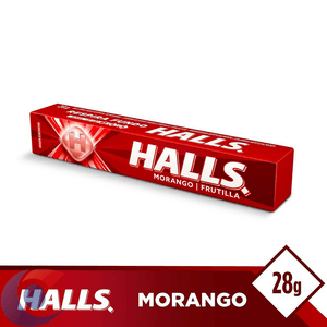 Bala Halls Morango 28g