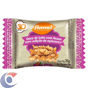 Doce Flormel Zero De Leite Com Nozes 20g