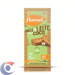 Doce De Leite Flormel Zero Coco 20g 3Un