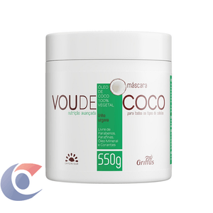 Máscara Griffus Vou De Coco 550g