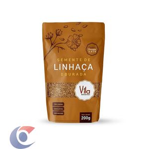 Semente De Linhaça Dourada Vila Ervas 200g