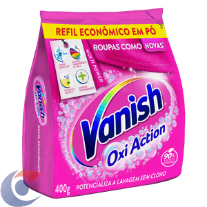 Tira Manchas Em Pó Vanish Multi Power Pink Oxi Action Refil Econômico 400g