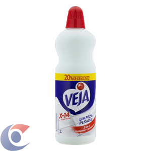 Limpador Para Limpeza Pesada X-14 Cloro Ativo 1l Veja 20% De Desconto