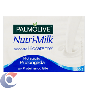 Sabonete Hidratante Em Barra Palmolive Nutri-Milk Hidratação Prolongada 85g