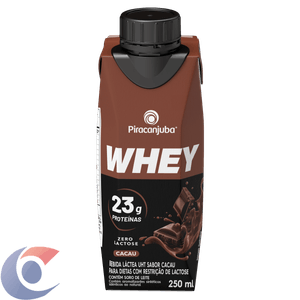 Bebida Láctea Piracanjuba Whey Zero Lactose Cacau 250ml