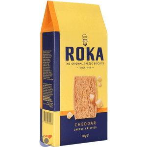 Bisc.Hol.Q.Roka Crispies Cheddar 70g