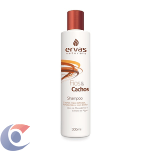 Shampoo Ervas Naturais Fios E Cachos 300ml