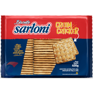 Biscoito Cream Cracker Sarloni 400g