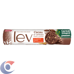 Biscoito Integral Lev Cacau Com Cereais 150g