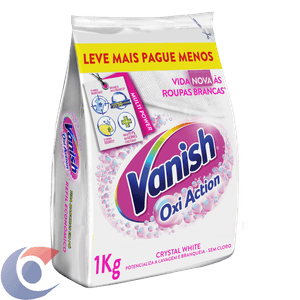 Tira Manchas Em Pó Vanish Crystal White Oxi Action Refil Econômico 1kg