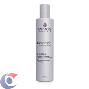 Shampoo Ervas Naturais Keratina 300ml