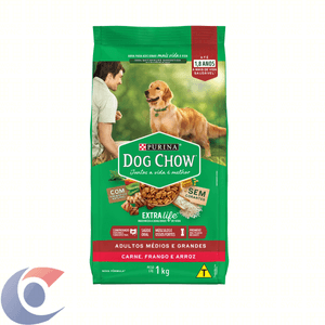 Ração Dog Chow Adulto Raças Médias E Grandes 1kg
