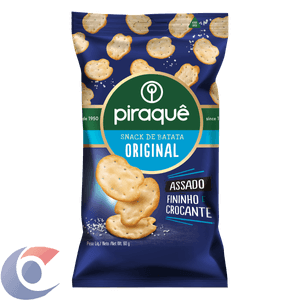 Snack De Batata Original Piraquê Pacote 60g