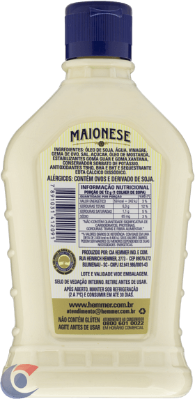 MAIONESE-HEMMER-930G-TRAD