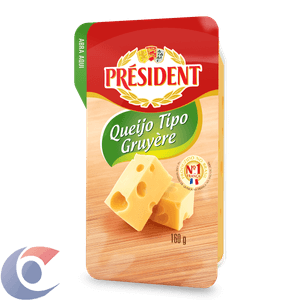Queijo Tipo Gruyère President Fração 160g
