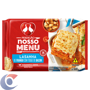 Lasanha Congelada Perdigão Frango Com Bacon 600g