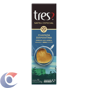Café Três Em Cápsula Torrado E Moído Safra Especial 80g